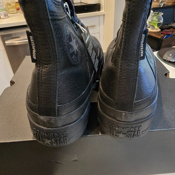CONVERSE Mens Chuck Taylor All Star Equip Waterproof Leather Boots Size 12 NEW - Picture 7 of 9